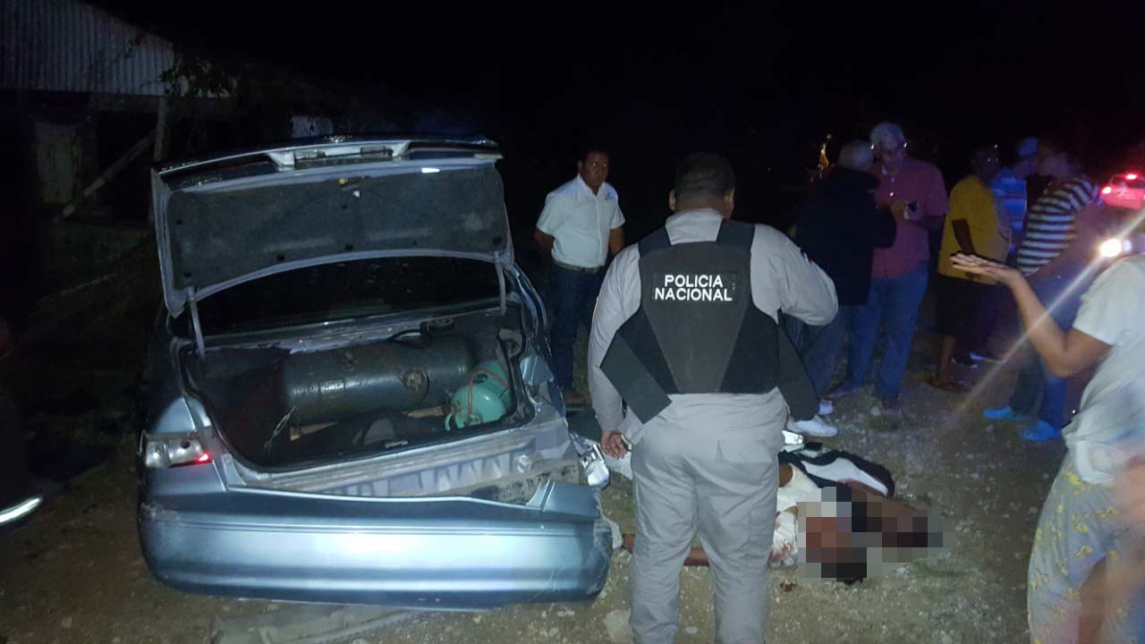 Dos muertos accidente de tránsito carretera Moca-Licey