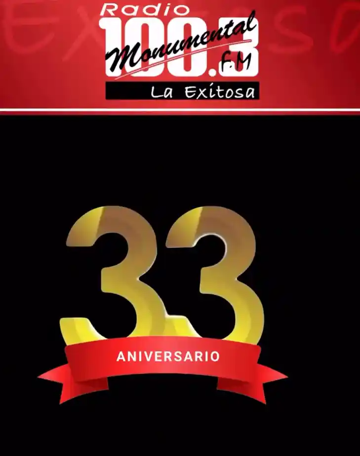 Monumental 100.3 FM celebra 33 años de historia y liderazgo en la radio dominicana